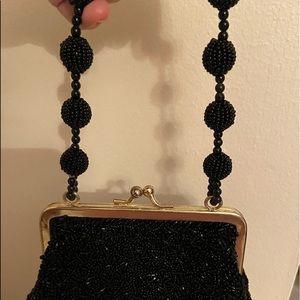 Cache beaded evening bag